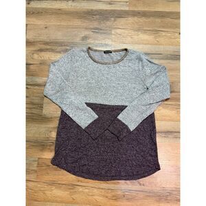 Pink Clover Sweater Hand Sewn Neck Hem Cozy Cottage